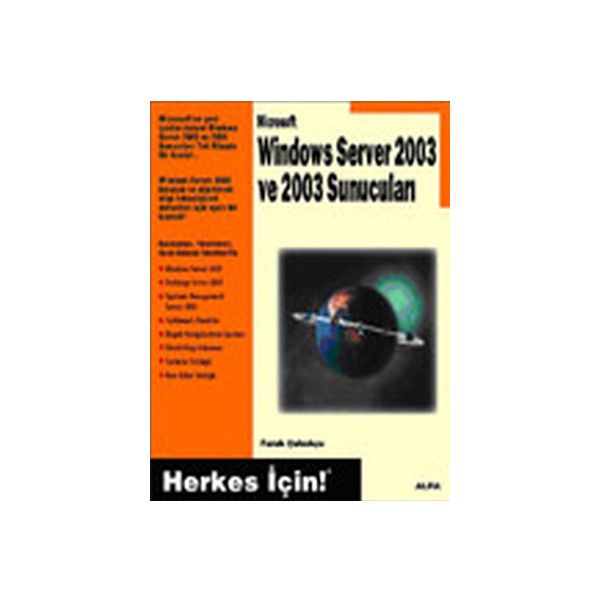 Windows Server 2003 ve 2003 Sunucuları Herkes İçin