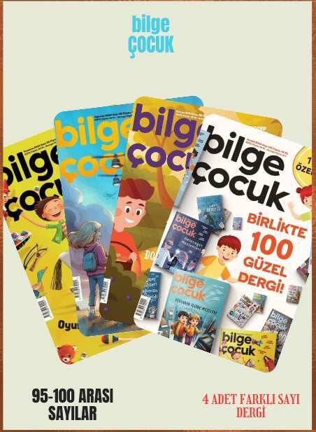 Bilge Çocuk 8 Adet Dergi 101 102 103 104 105 106 107 108 Sayılar