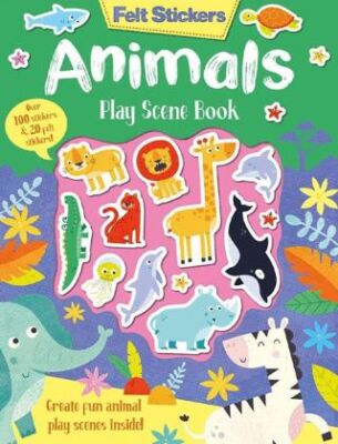 Felt Stickers Diggers Play Scene Book