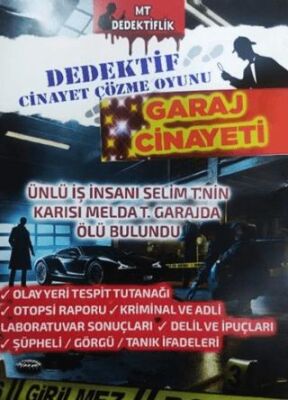 Dedektif Cinayet Çözme Oyunu Garaj Cinayeti