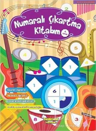 Numaralı Çıkartma Kitabım 4 Kitap