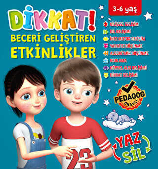 Dikkat Ve Beceri Geliştirici Etkinlikler Mavi Seri