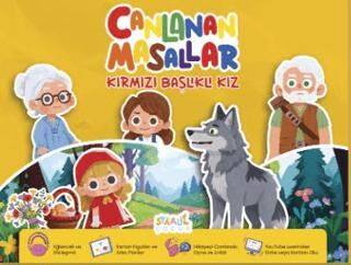 Canlanan Masallar Kırmızı Başlıklı Kız Okul Öncesi Etkinlik Kartları