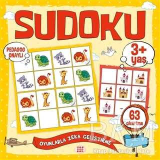 Çocuklar İçin Sudoku Çıkartmalı 3 Yaş