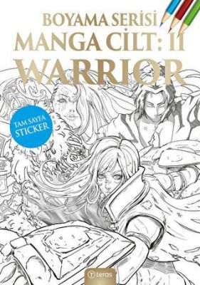 Manga Boyama Cilt II Warrior