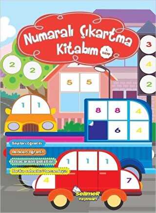 Numaralı Çıkartma Kitabım 1 Kitap
