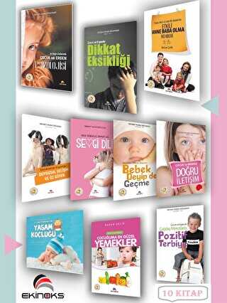 Çocuğumu Büyütüyorum 10 Kitap Takım Adım Adım Çocuk ve Ergen Gelişimi