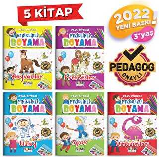 Etkinlikli Boyama Poşetli 5 Kitap