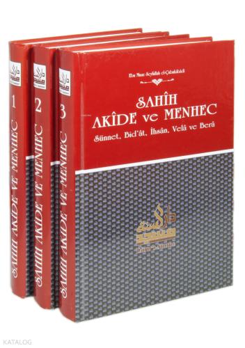 Sahih Akide ve Menhec 3 Cilt Takım