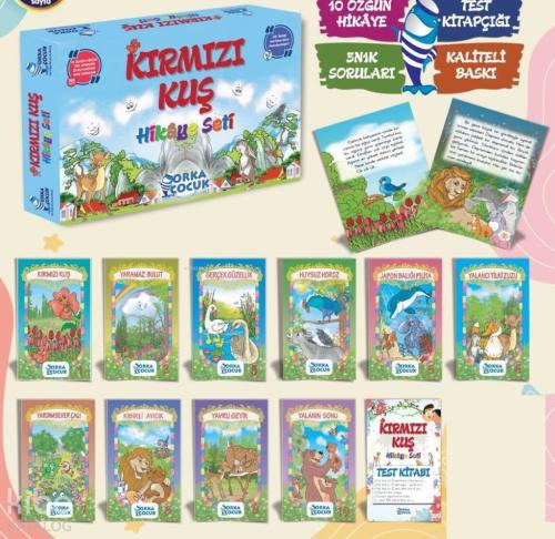 Kırmızı Kuş Hikaye Seti 10 Kitap