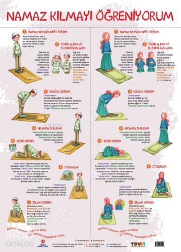 Namaz Kılmayı Öğreniyorum 50x70 Poster