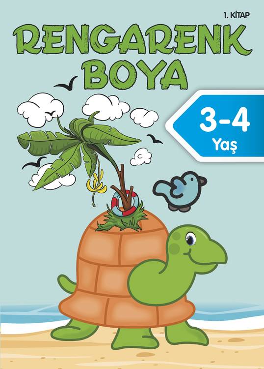 Rengarenk Boya 3 4 Yaş 1 Kitap