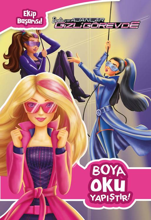 Barbie Uzay Macerası Boya Oku Yapıştır