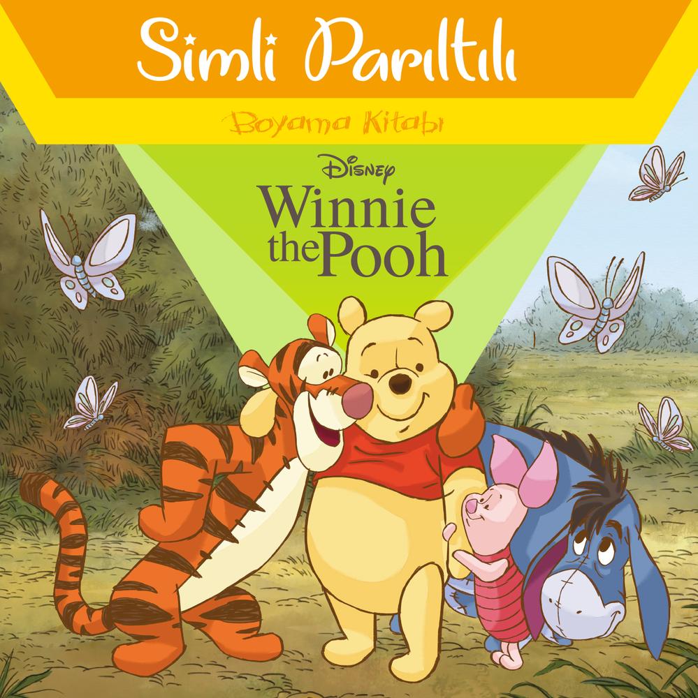 Disney Winnie The Pooh Simli Parıltılı Boyama Kitabı