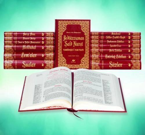 Risale i Nur Külliyatı Yeni Tanzim Sayfa içi lügatçeli indexli Orta Boy 14 Cilt