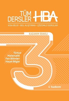 4 SINIF TÜM DERSLER KAZANIM ODAKLI HBA TUDEM