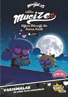 Mucize Uğur Böceği ile Kara Kedi Chibi 4 Kitap
