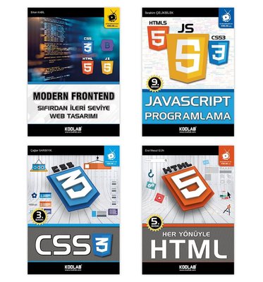 Modern Web Tasarım Seti 4 Kitap Takım