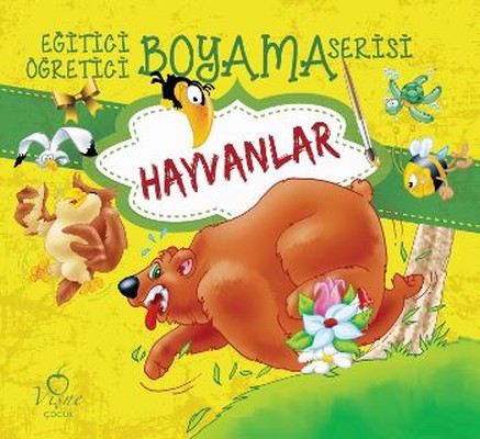 Hayvanlar Eğitici Öğretici Boyama Serisi