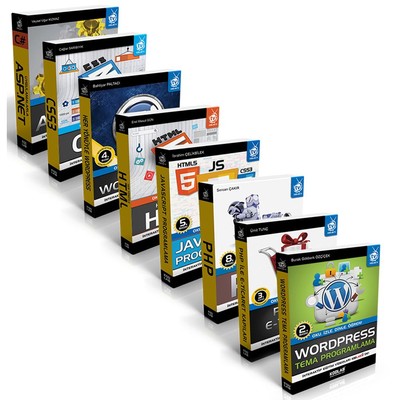 Web Tasarım Seti 8 Kitap Takım