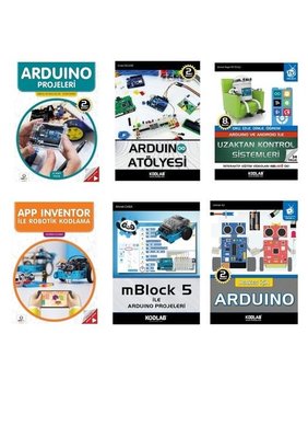 Arduino Programlama Eğitim Seti 6 Kitap Takım