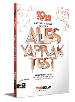 2025 Master Serisi ALES Sayısal Sözel Yetenek Çek Kopart Yaprak Test