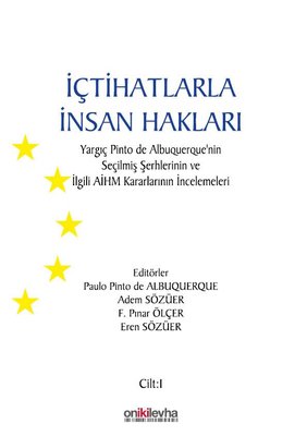 İçtihatlarla İnsan Hakları 3 Cilt Takım