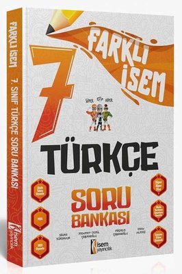 2024 7 Sınıf Türkçe Farklı İsem Soru Bankası