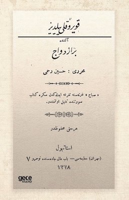 Kuyruklu Yıldız Altında Bir İzdivaç Osmanlıca