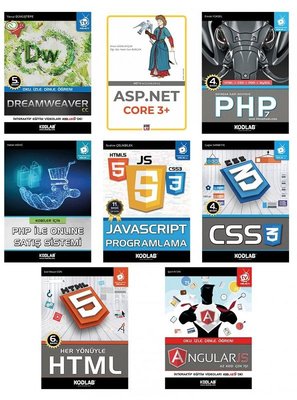 Web Tasarım Seti 2 9 Kitap Takım