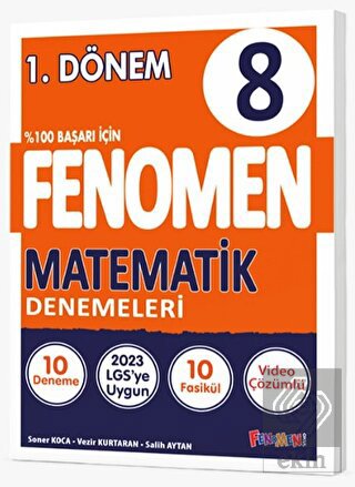 Fenomen Okul Yayınları 8 Sınıf Matematik 1 Dönem 10 Deneme