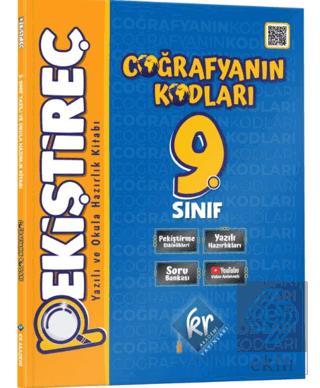 KR Akademi Yayınları 2024 9 Sınıf Coğrafyanın Kodları Pekiştireç Yazılı ve Okula Hazırlık Kitabı