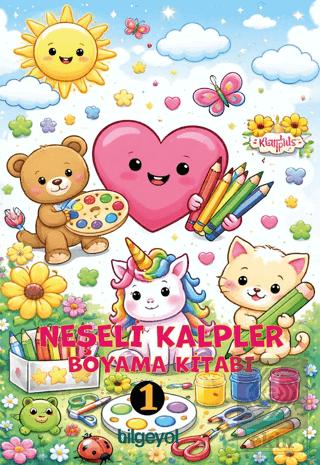Neşeli Kalpler Boyama Kitabı 1