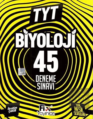 2023 TYT Biyoloji 45 Denemeleri Fix Yayınları