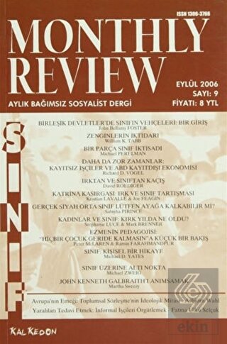 Monthly Review Bağımsız Sosyalist Dergi Sayı 22