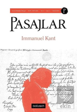 Pasajlar Sosyal Bilimler Dergisi Sayı 6 Eylül 2020