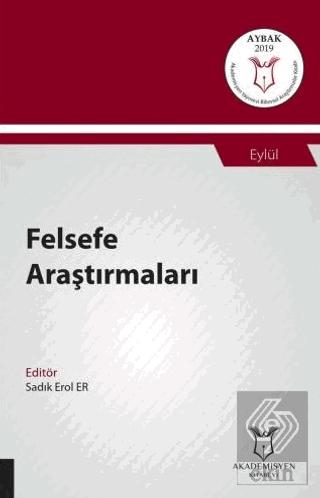 Felsefe Araştırmaları AYBAK 2019 Eylül