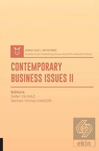 Contemporary Business Issues II AYBAK 2021 Eylül