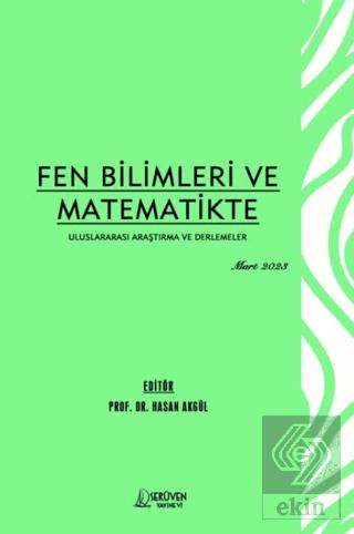 Fen Bilimleri ve Matematikte Uluslararası Araştırma ve Derlemeler 30 İndirim