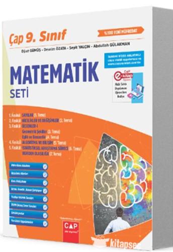 9 Sınıf Matematik Seti Çap Yayınları