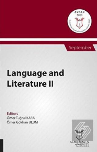 Language and Literature II AYBAK 2019 Eylül
