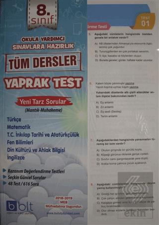 2 Sınıf Tüm Dersler Yaprak Test 25 İndirim
