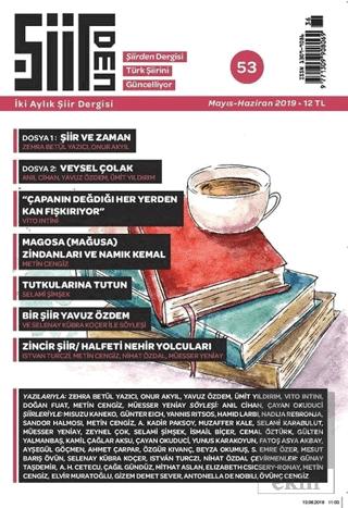 Şiirden İki Aylık Şiir Dergisi Sayı 53 Mayıs Haziran 2019
