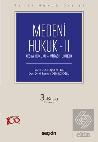 Temel Hukuk Dizisi Medeni Hukuk 2 THD