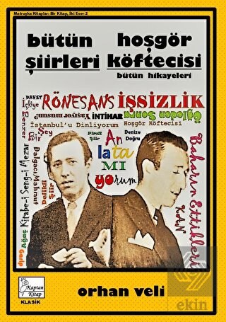 Orhan Veli Bütün Şiirleri Hoşgör Köftecisi