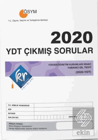 KR Akademi Yayınları 2024 AYT Çıkmış Sorular Tıpkı Basım Kitapçığı