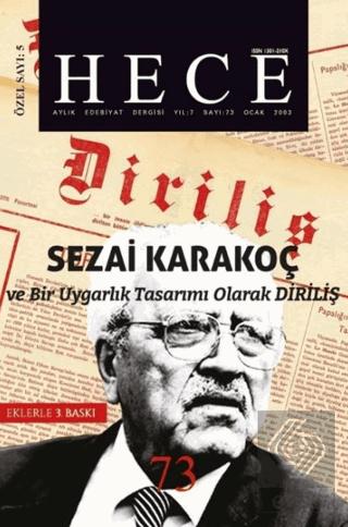Hece Aylık Edebiyat Dergisi Diriliş Sezai Karakoç Özel Sayısı 5 73