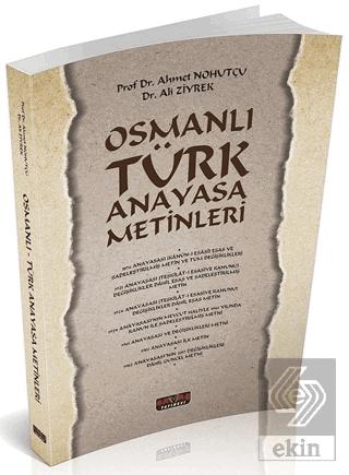 Osmanlı Türk Anayasa Metinleri