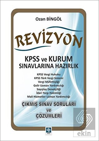 Revizyon KPSS ve Kurum Sınavlarına Hazırlık
