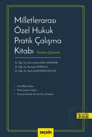 Milletlerarası Özel Hukuk Pratik Çalışma Kitabı Tamamı Çözümlü